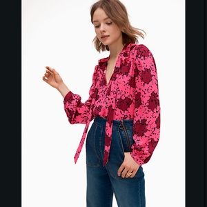 Kate Spade bubble dot blouse - size medium - perfect condition